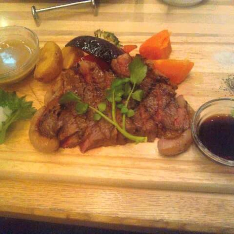 神内和牛「あか」のイチボステーキ(ユーヨーカフェ 仙川店 （YuuYooCAFE）)