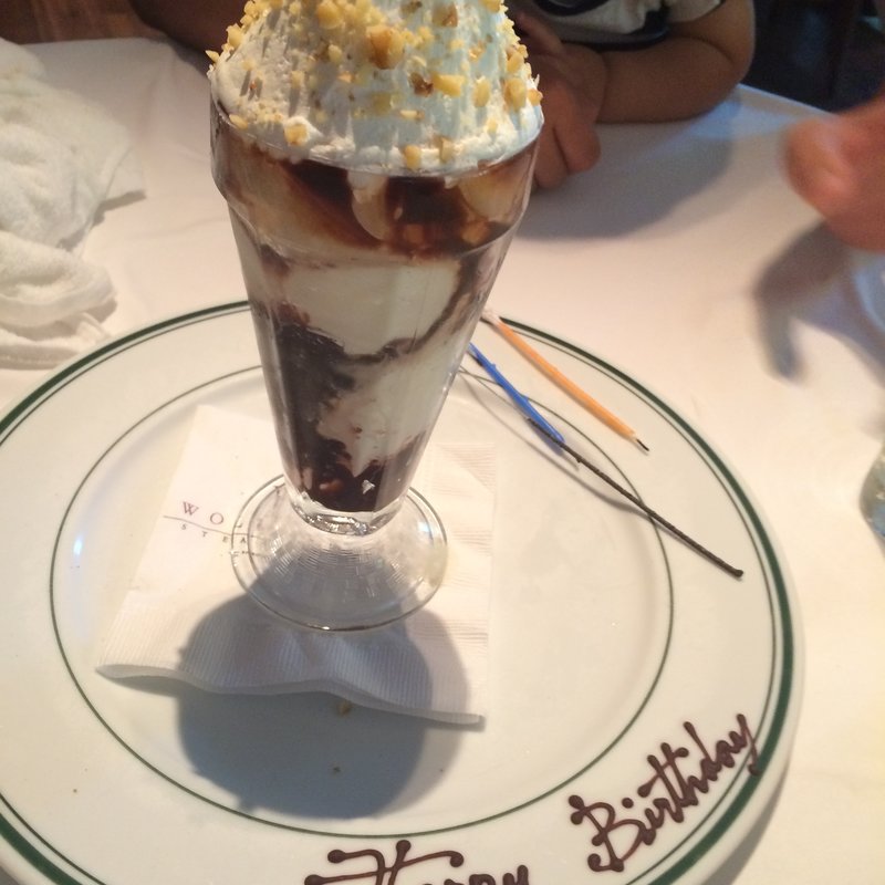 ホットファッジサンデー(ウルフギャング・ステーキハウス 六本木店)