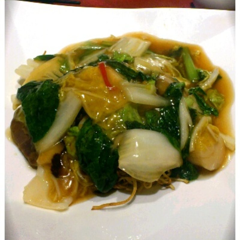 海鮮あんかけ焼きそば(ジョーズ シャンハイ ニューヨーク 銀座店)