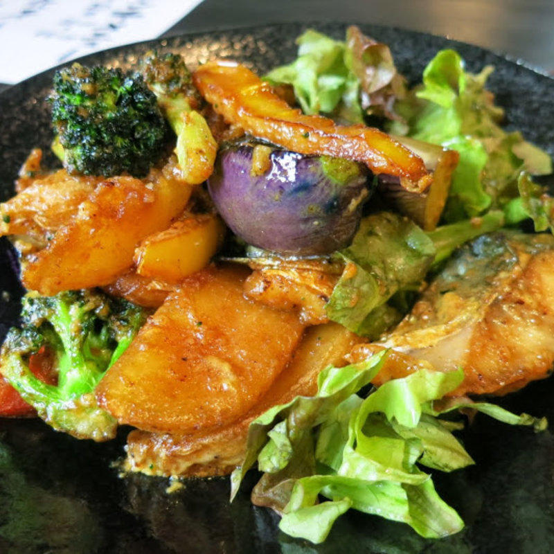 鯖の唐揚 カレーマヨ炒め(和REVO （ワレボ）)