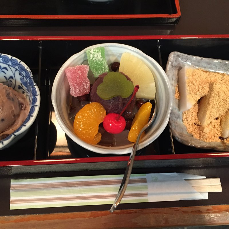 あんみつ3点セット(銀座 若松 （ぎんざわかまつ）)