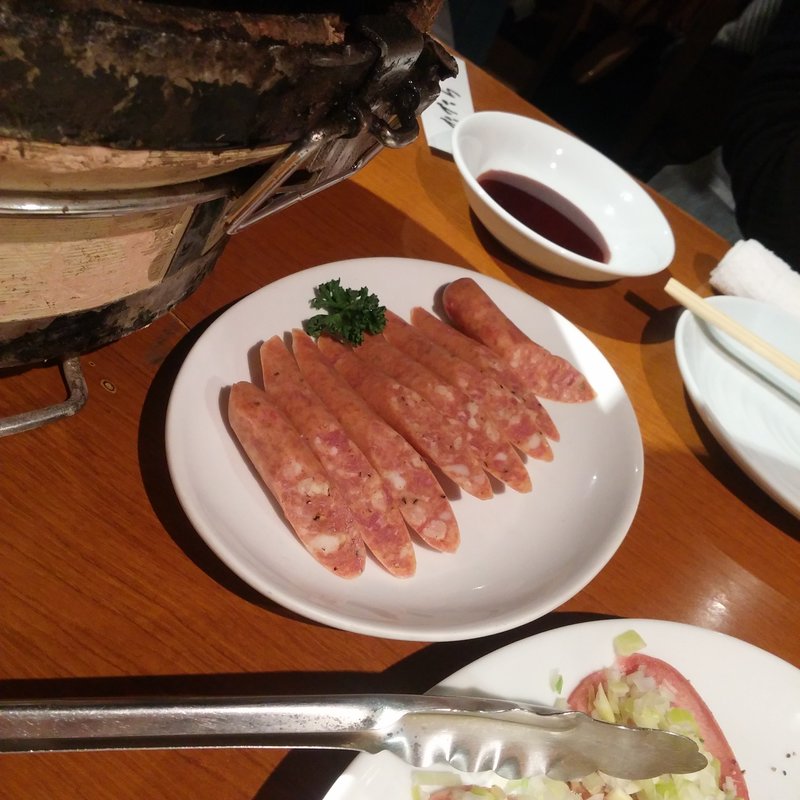 ラムソーセージ(ホルモン・ジンギスカン たたら （TATARA）)