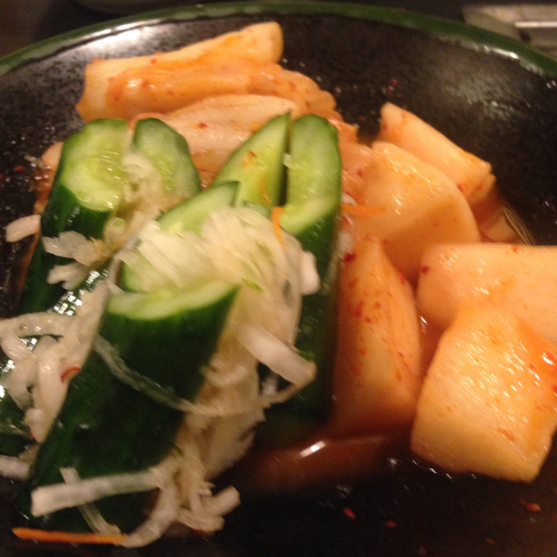 キムチ盛り合わせ(京城苑)