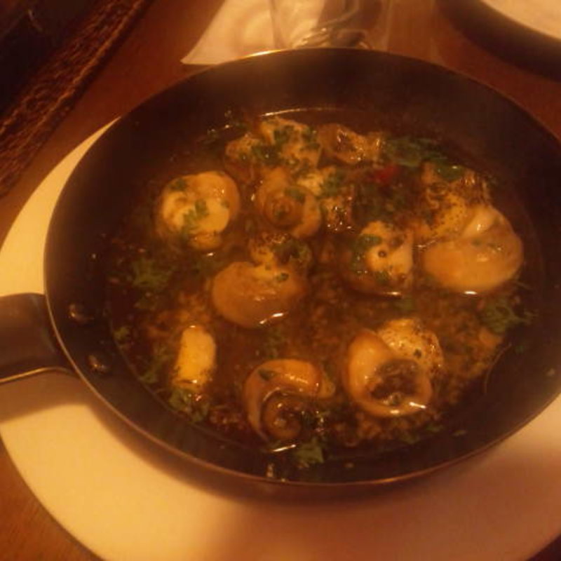 つぶ貝のアヒージョ(Bar Nogawa)