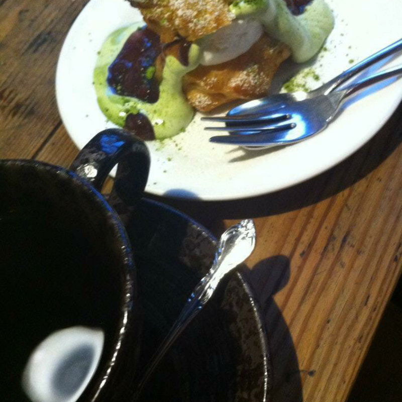 アイスクリームたっぷり自家製シュークリームセット(ワンダアカフェ （WONDER CAFE）)