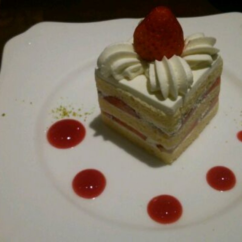 苺のショートケーキ(珈琲茶館 集 赤坂見附店)