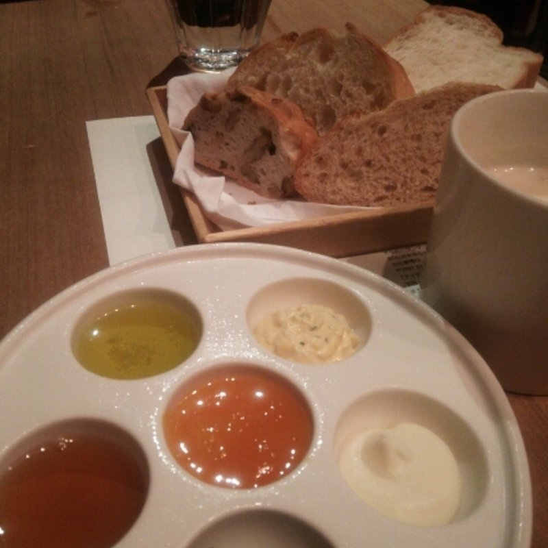 自家製パテと鴨のパストラミ スープのセット(ポワンエリーニュ)