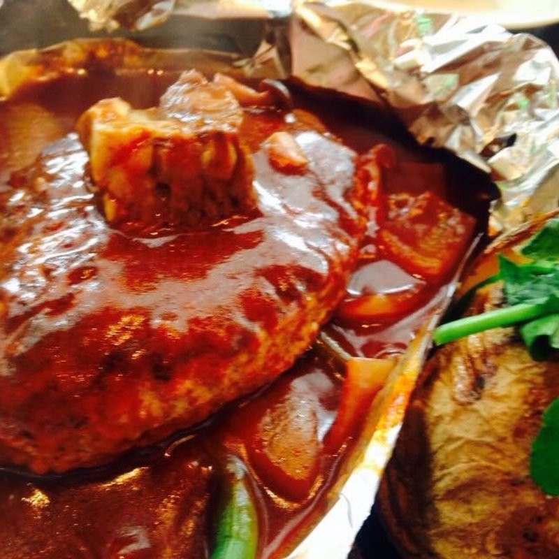 ハンバーグステーキ(グリルキャピタル 東洋亭 あべのハルカス店)