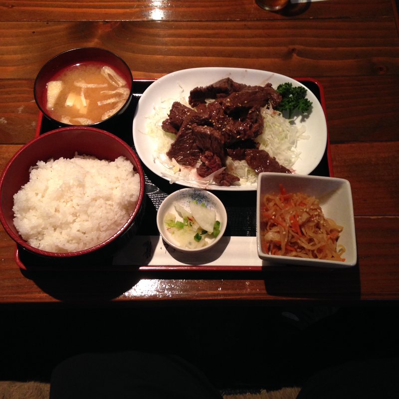 牛ハラミ定食(ジンライム 穴守店)