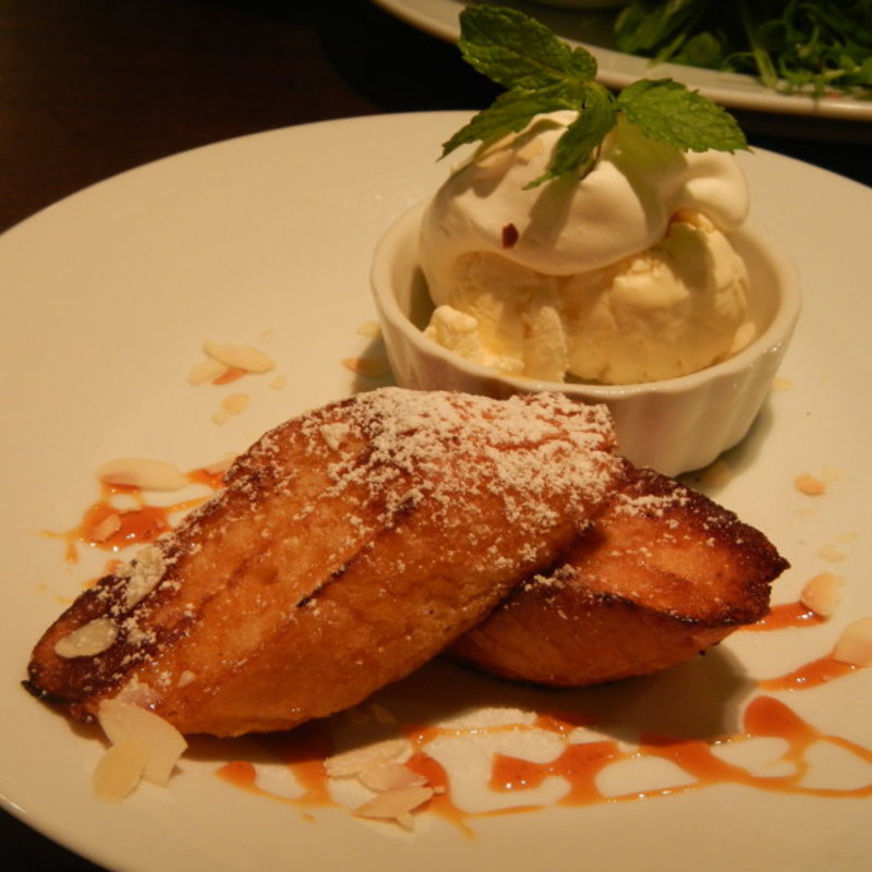 プレーンのフレンチトースト(三宿の寿司 えん)