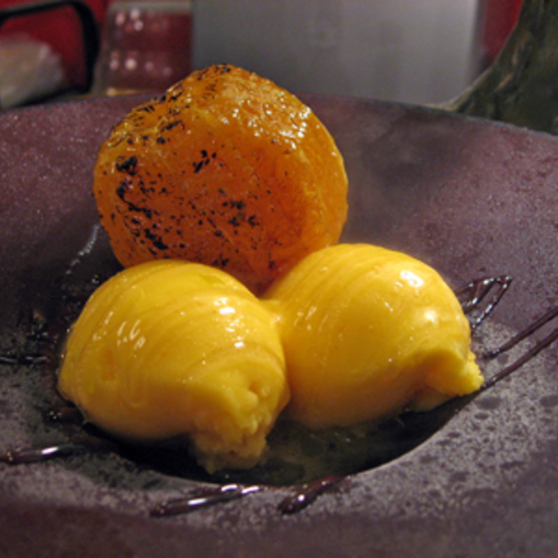 みかんのグラニテ、ソルベ(ブラッスリー・アルティザン)