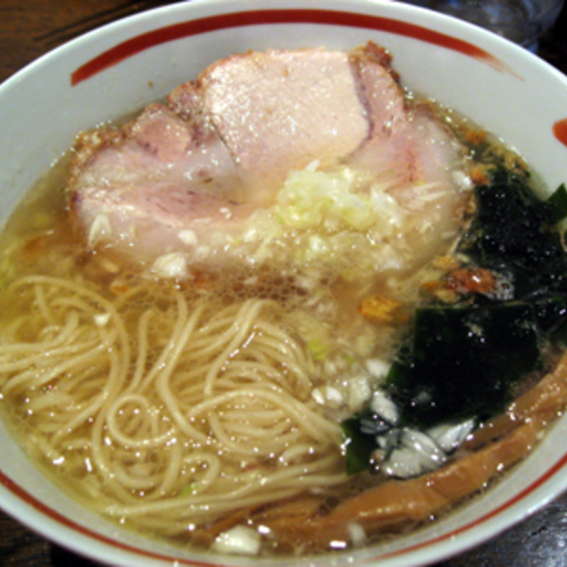 梅山豚特上チャーシューメン・塩(支那そばや 新横浜ラーメン博物館店)