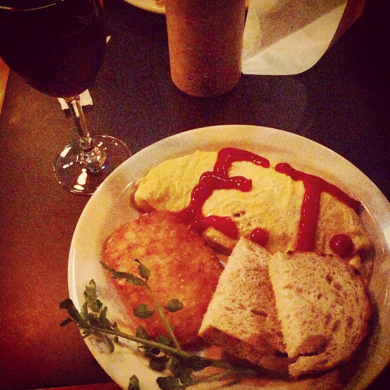 コンビーフチェダーチーズオムレツ(サン フランシスコ ピークス （San Francisco Peaks）)