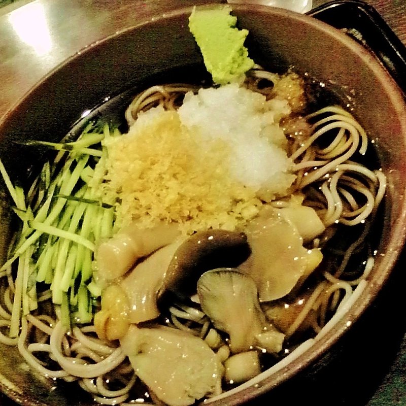 冷やしきのこおろし(習志野庵)