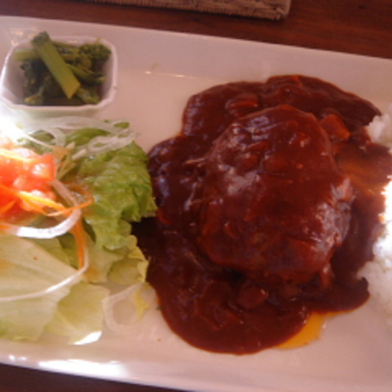 デミグラスハンバーグ(箱庭)
