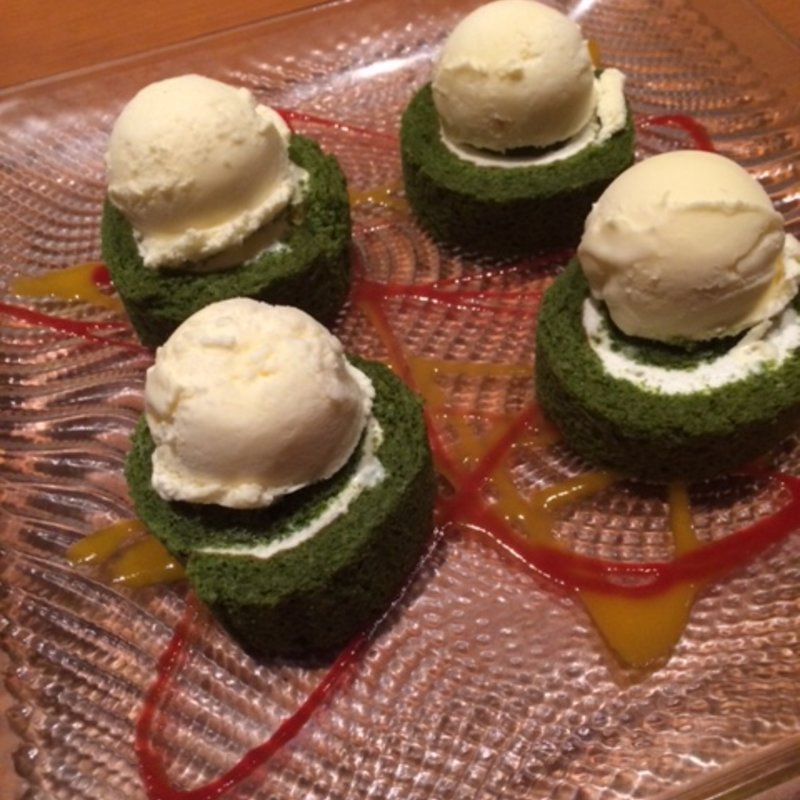 女子会プラン（グリーンのロールケーキ）(タワワ 新風館店 （Tawawa）)