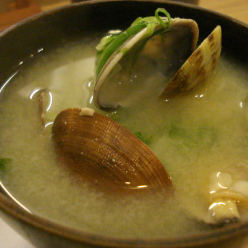 アサリ味噌汁(すし処 つま美)