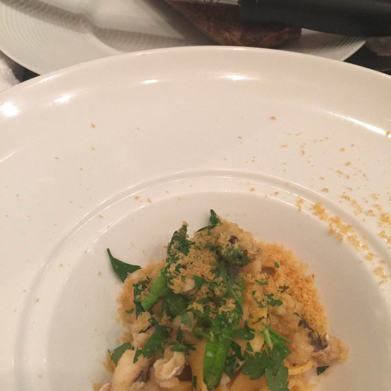 手打ち麺タリアテッレ自家製カラスミを散らして(Lago 本店 （ラーゴ）)