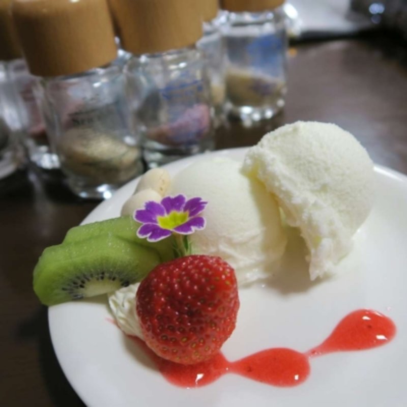 バニラアイス(花cafe （ハナカフェ）)