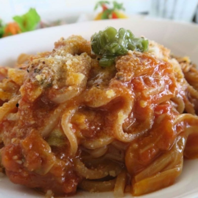 魚介とキャベツのトマトソースパスタ(ツバキ カフェ （TSUBAKI Cafe）)