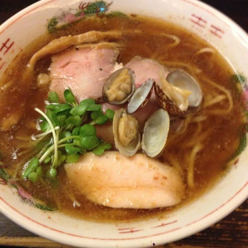 極淡麗にぼぐりそば(フスマにかけろ 中崎壱丁 （麩）)