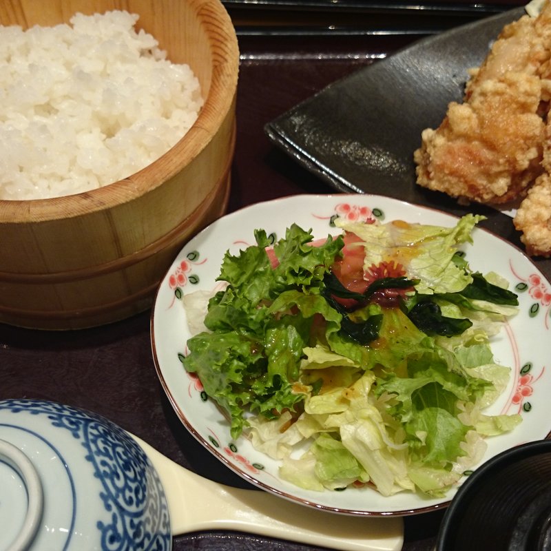 唐揚げ定食(四六時中 なんば店 )