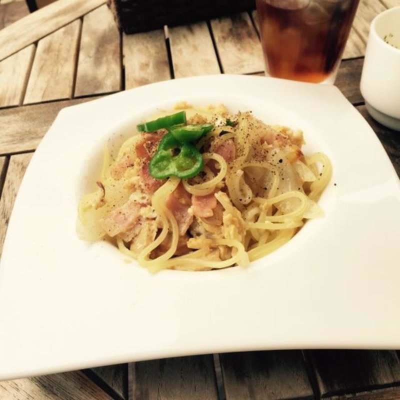 白いナポリタン(ビストロ Gasse)