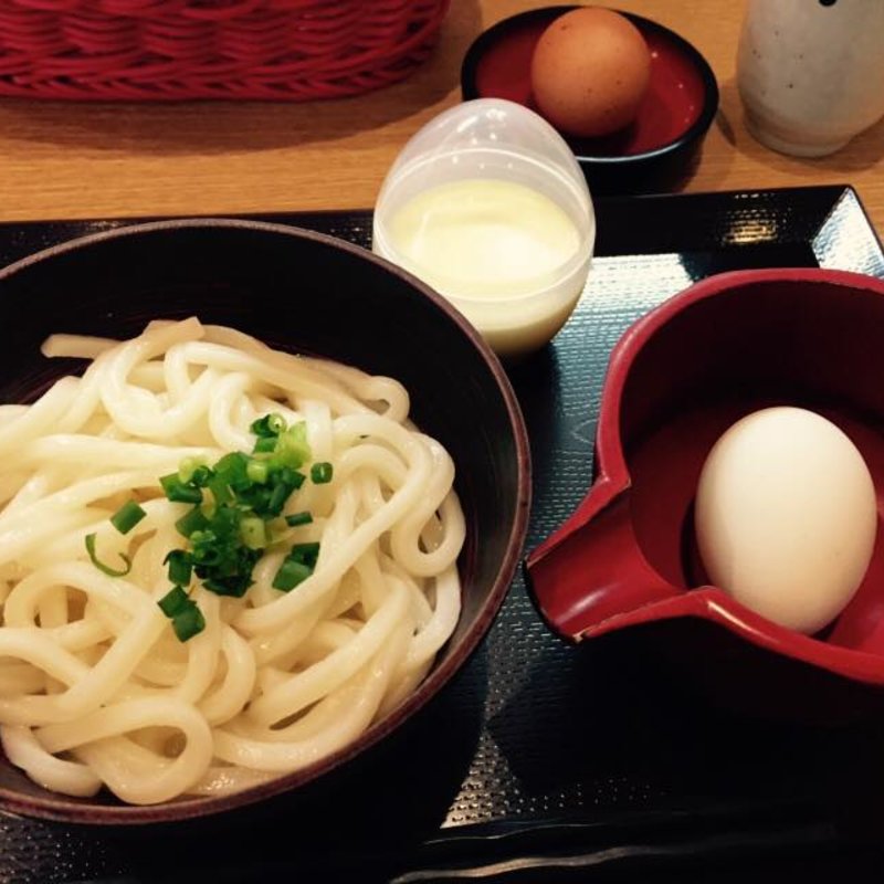 釜たまうどんセット(たまごやとよまる )