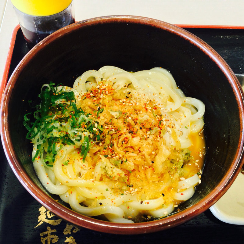 釜玉うどん 並(さぬき麺市場)