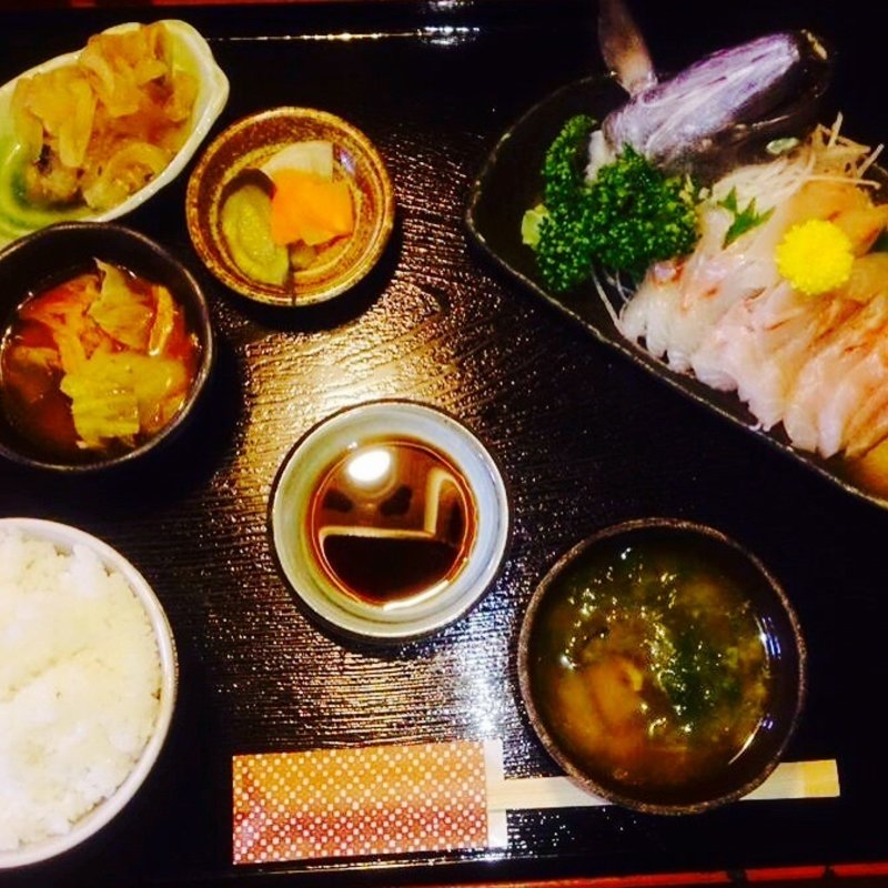 ムツのお刺身定食(The　dining　YOSA八右衛門 （ハチエモン）)