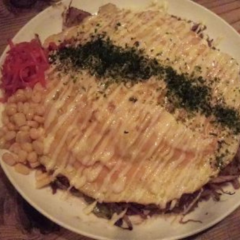 山盛りオム焼きそば(居酒屋夢のや )