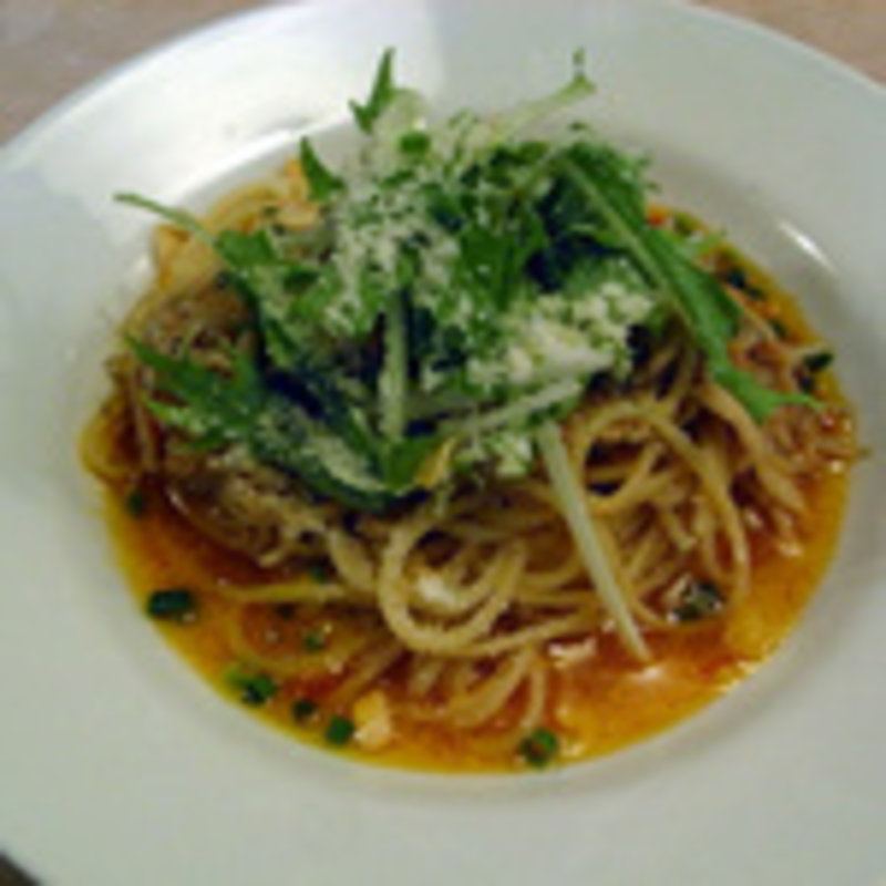 しらすと豚肉のスパゲティー(アフラテッロ)