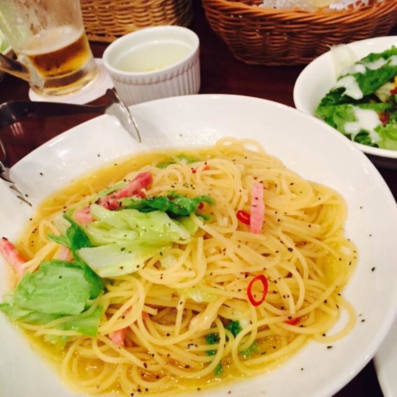 キャベツとベーコンのペペロンチーノ(だん家 さいたま新都心店)