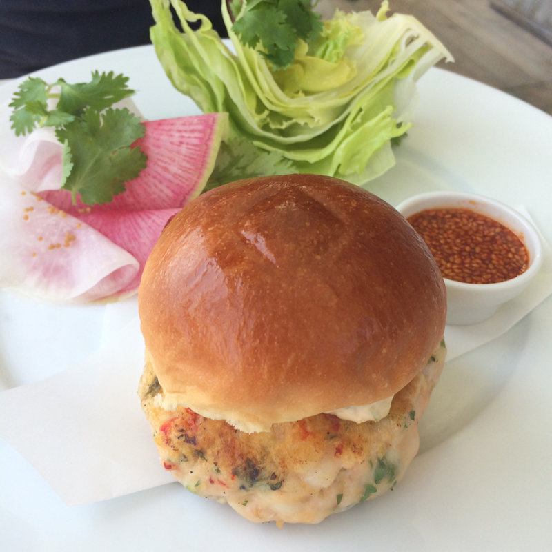 シュリンプバーガー(bills 横浜赤レンガ倉庫)