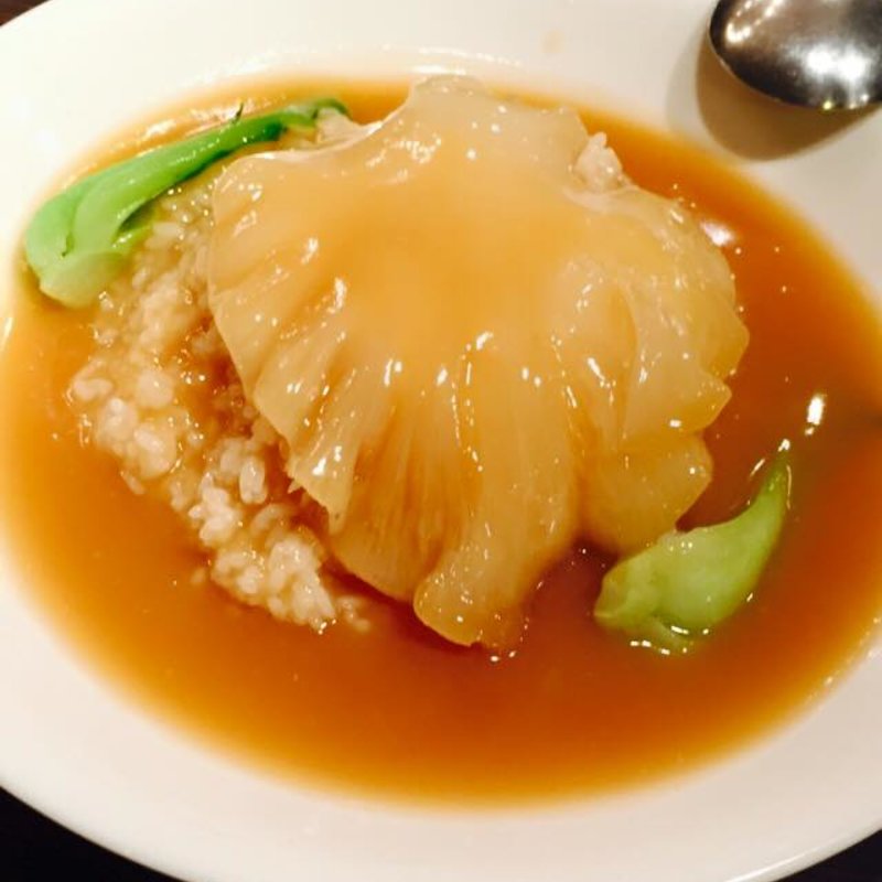 ふかひれ姿煮入りあんかけ飯(東魁楼)