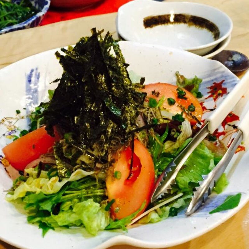 ジャコともみ海苔のサラダ(美酒美燗 煮りん)