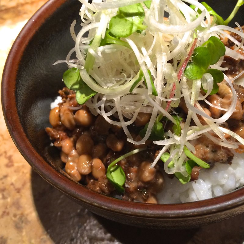魚そぼろ納豆丼(ろばた 翔 )