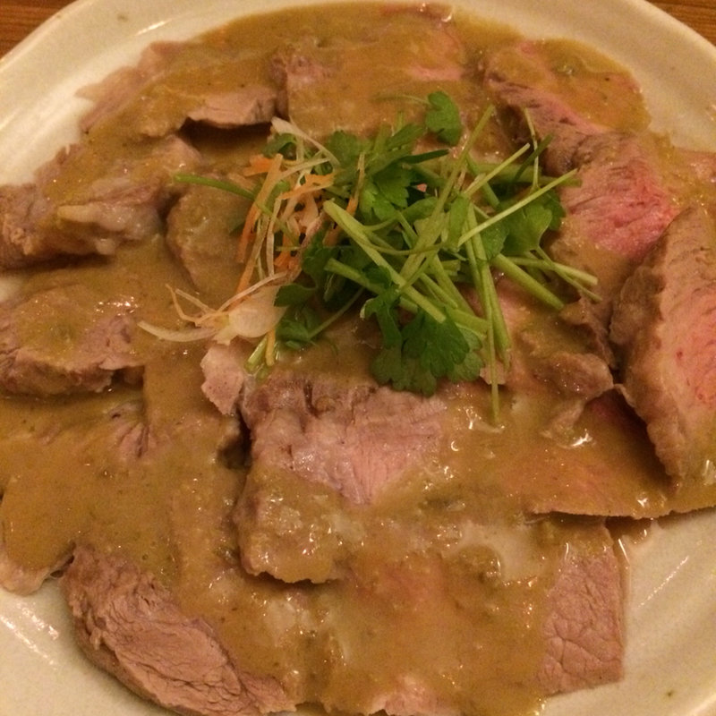 蒸し豚ワサビ(蒸し料理専門店mus)