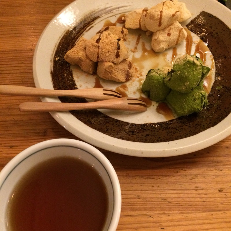 アイスわらび餅(蒸し料理専門店mus)