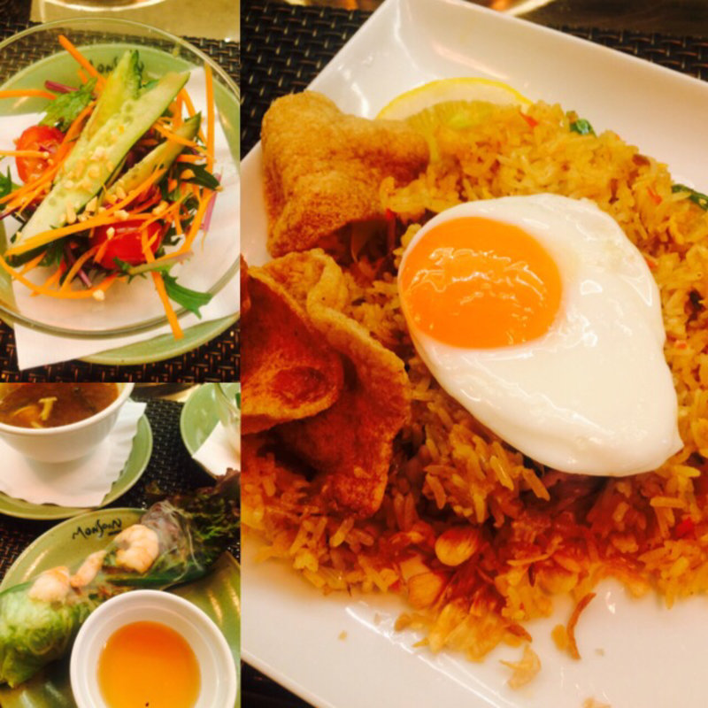 日替わりランチナシゴレン&生春巻き(モンスーンカフェ表参道 )