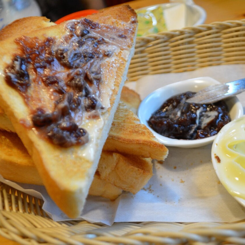 小倉トースト(コメダ珈琲)