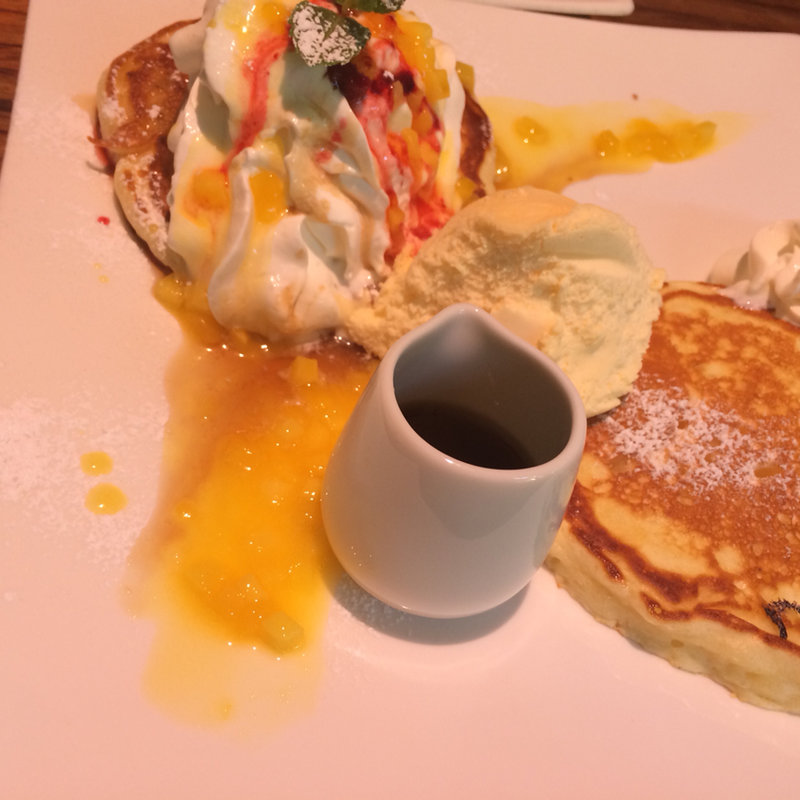 ハーフ＆ハーフパンケーキ(フクミミ （fukumimi）)