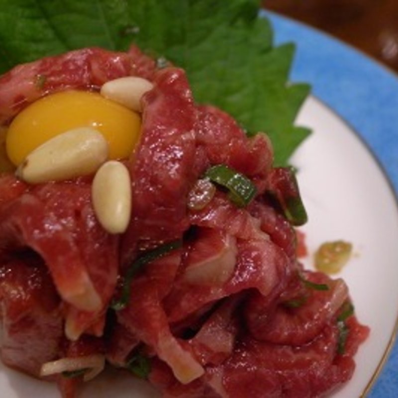 和牛ユッケ(かわむら成松店)