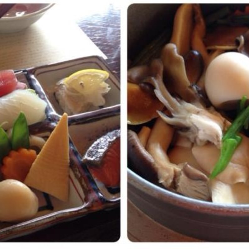 くつろぎ釜飯　山菜　まんぷくコース(あり釜めし　くつろぎ家)