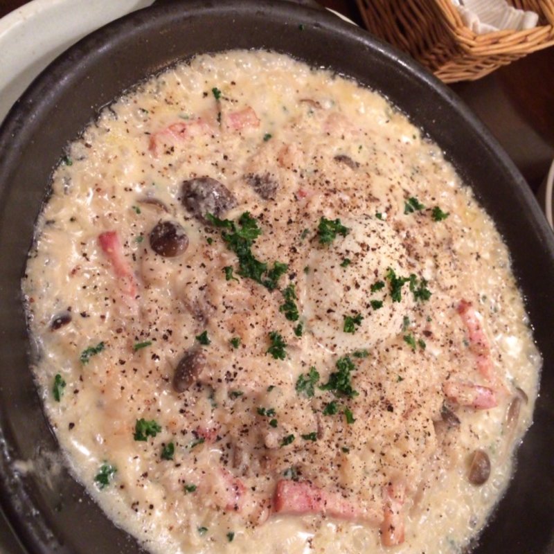 明太子と温泉タマゴのクリームドリア(いとう料理店 )