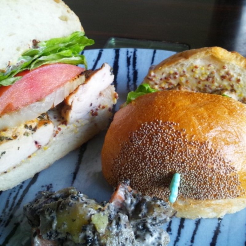 マスタードチキンサンドset(さるぅ屋 )