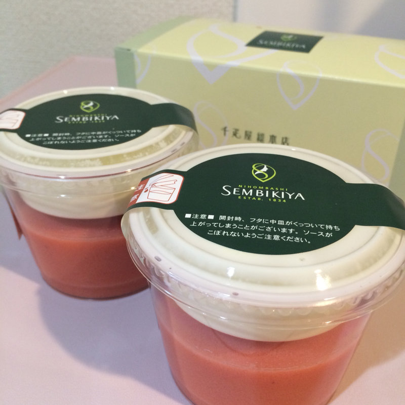 いちごプリン(千疋屋総本店 第1旅客ターミナル 特選洋菓子館店)