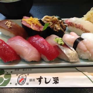 寿司ランチ(銀座すし栄地下店)