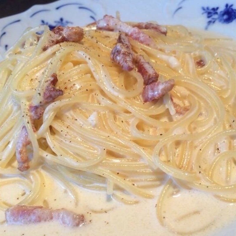 卵なしカルボナーラ(カフェ・レスパス （Cafe Lespace）)