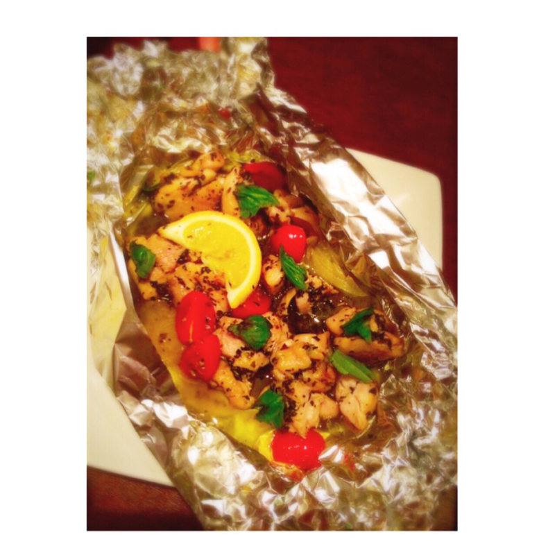 チキンの香草ホイル焼き(バルガモ （Bargamo）)